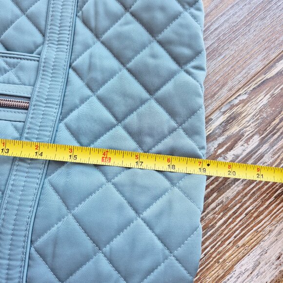 NWT VERA BRADLEY Performance Twill Tote Water Repellent Blue Oar Large 14"x19" - Picture 11 of 12